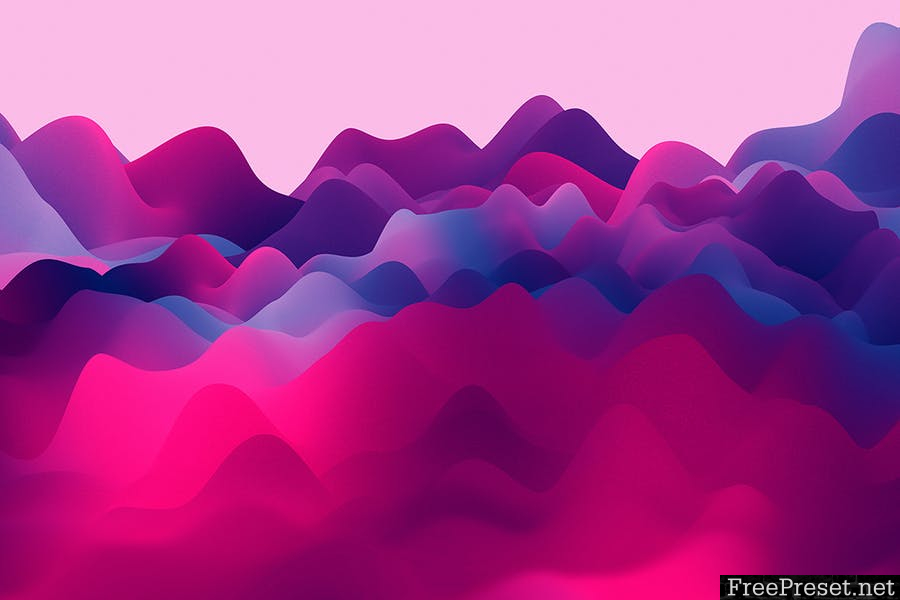 Colorful Smooth Waves Backgrounds XVD8AZ - JPG