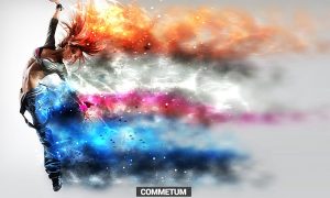 Commetum - Cosmic Tail Photoshop Action 4C6B5L