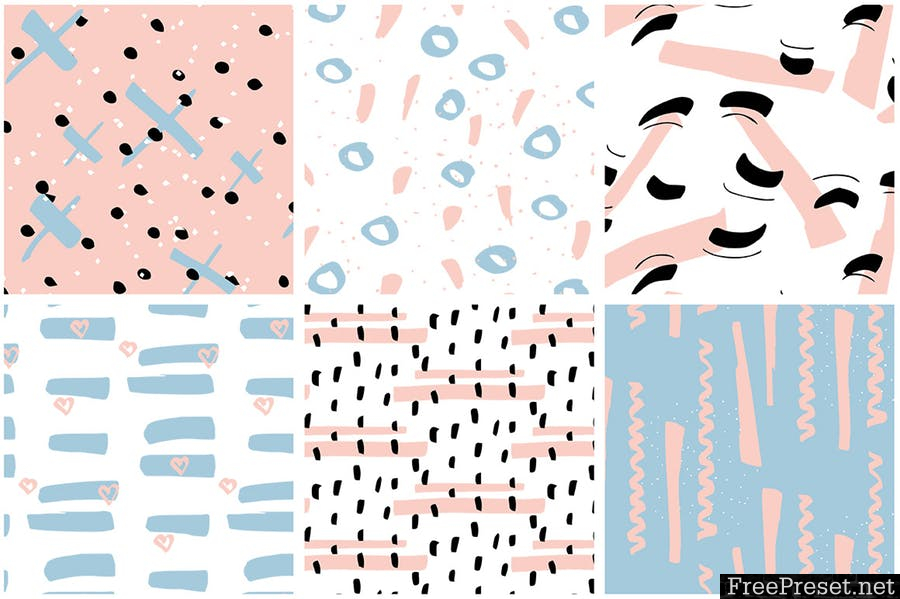 Confetti Style Patterns 4FKLKR - AI, EPS, JPG