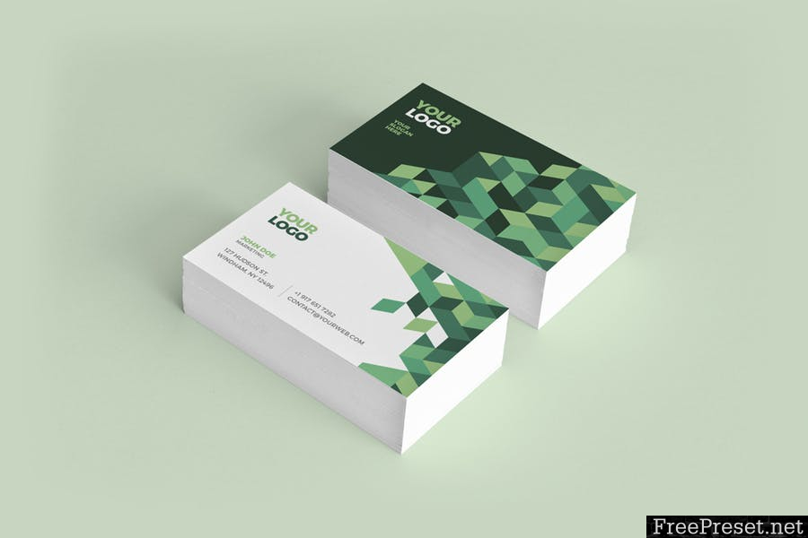 Cool Green Business Stationery CXCGUB -  AI, EPS