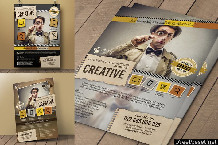 Creative Design Agency Flyers - PSD