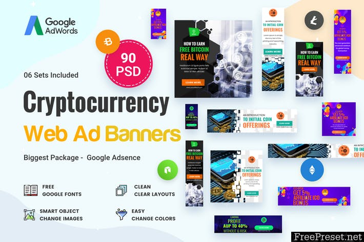 cryptocurrency banner ad