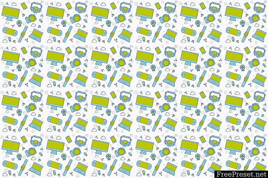 Devices Pattern Backgrounds N5LHAP - JPG, AI