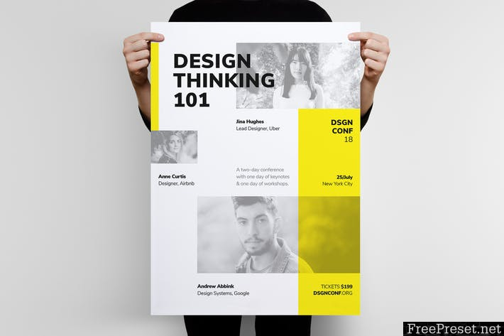 DSGN Series 5 Poster / Flyer Template AW7WC2 - AI, SKETCH