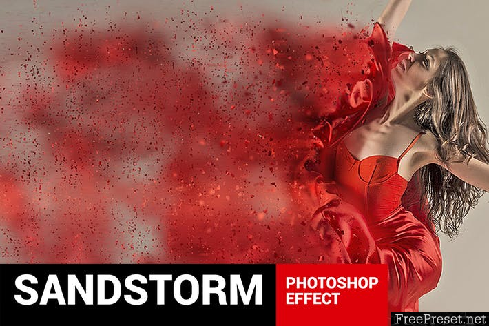 Dustum - Sandstorm Photoshop Action TKAH4P