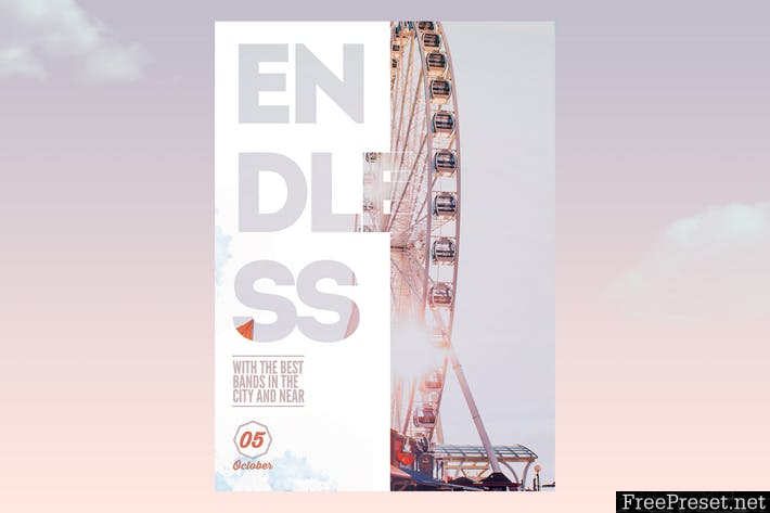 Endless Event Flyer Poster T6D9J6 - PSD
