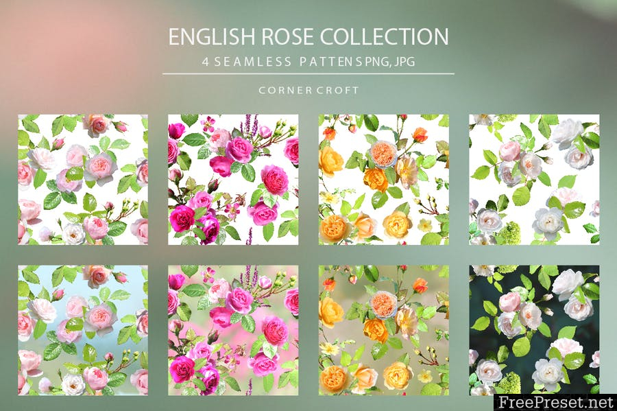 English Rose Collection - JPG, PNG