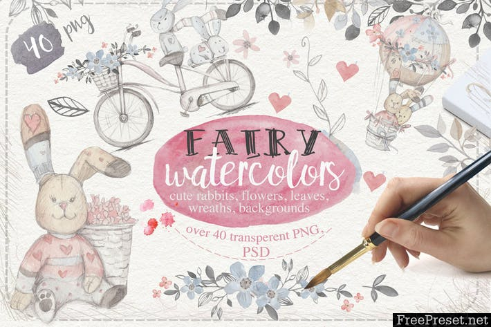 Fairy watercolors 40 PNG TADU8N