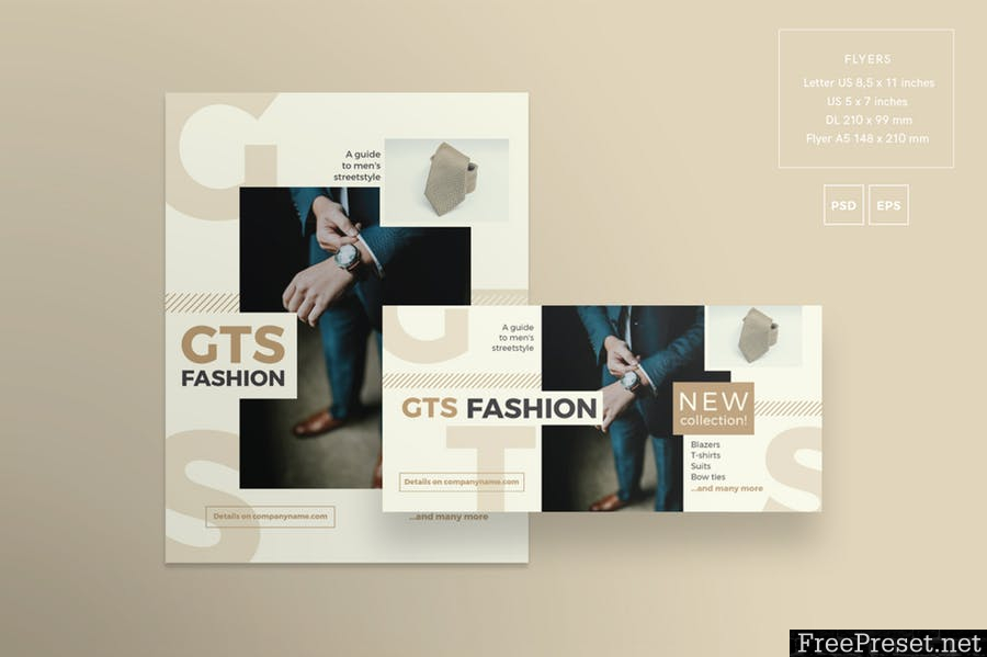 Fashion Clothes Flyer and Poster Template - NTFDKT - EPS, PSD