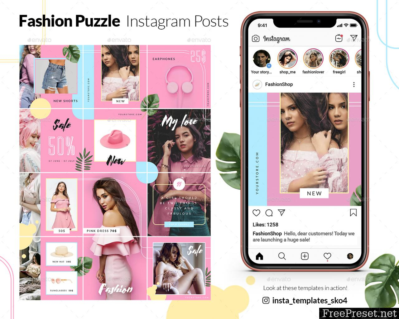 Fashion Puzzle - Instagram Posts 24007787