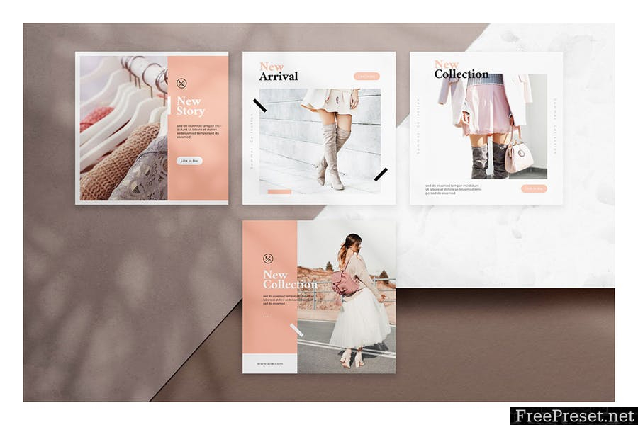 Fashionista Instagram Post Vol.2 BFEGRDJ - PSD, PDF