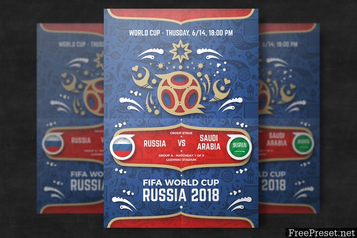 Football world cup flyer template JGLU3R