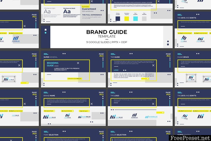 Google Slides Brand Guidelines Template UF7DZS