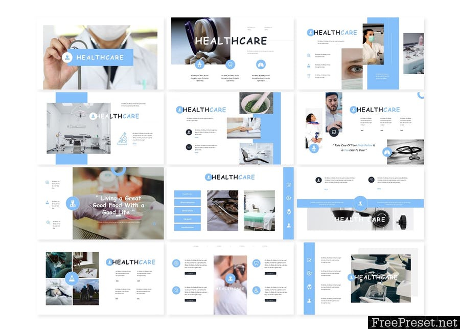 Healthcare - Powerpoint Template U7ZBXLK - PPTX