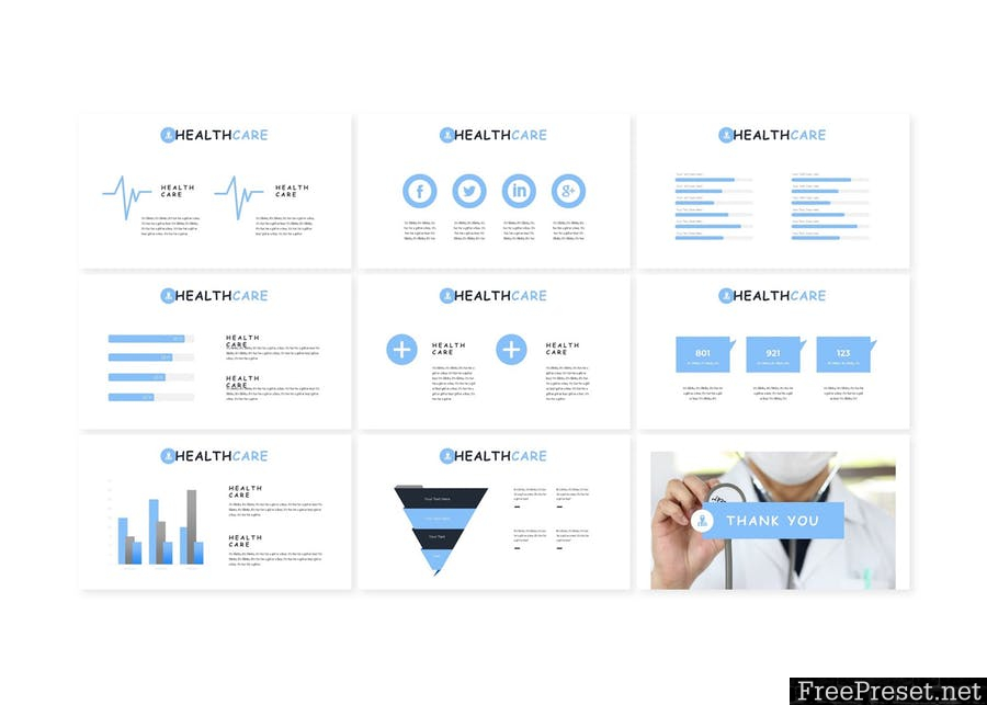 Healthcare - Powerpoint Template U7ZBXLK - PPTX