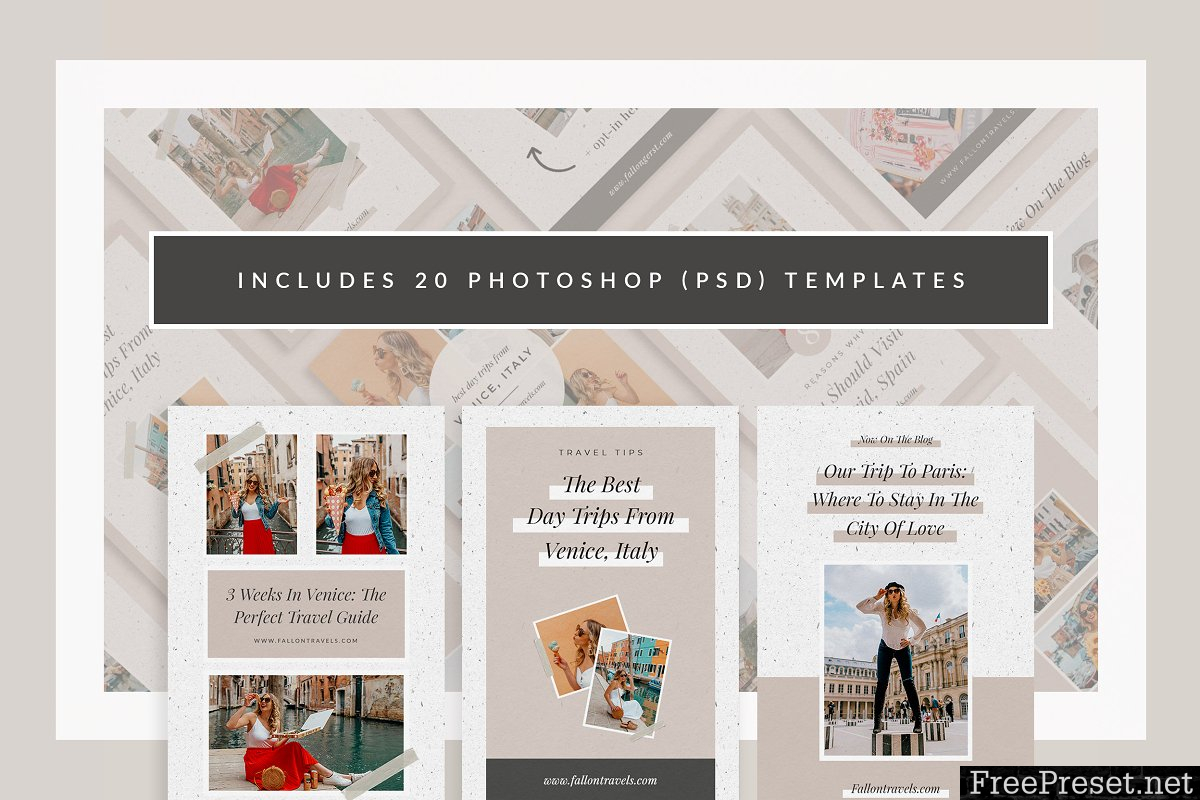 Influencer Pinterest Templates 3796392