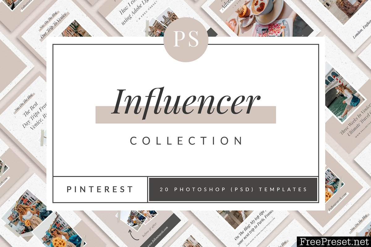 Influencer Pinterest Templates 3796392