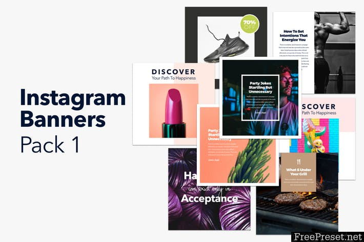 Instagram Banners Pack 1 - TGV7QY