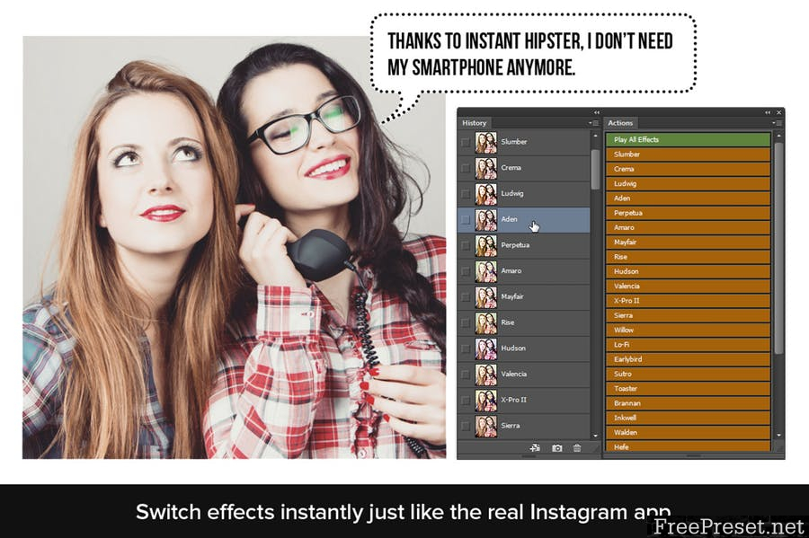 Instant Hipster – 27 Instagram Filters HXX9QE