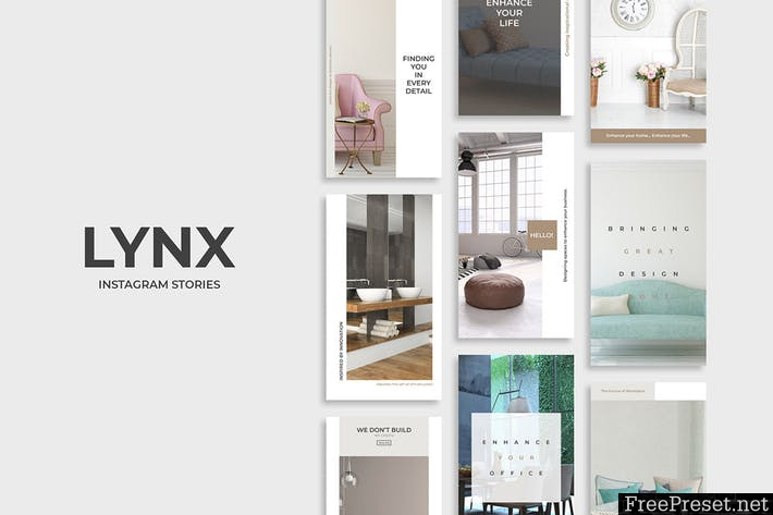 Lynx Instagram Stories TZ9KSX - PSD, PDF