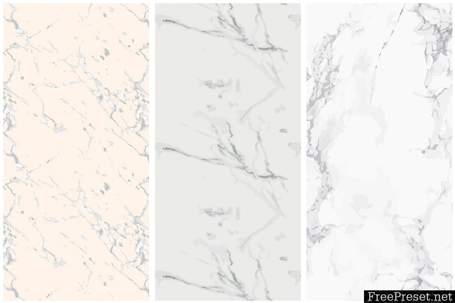 Marble Seamless Vector Patterns FMYE94 - AI, EPS, JPG