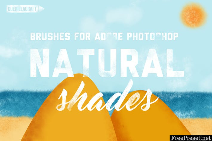 Natural Shades Brushes for Adobe Photoshop - ABR