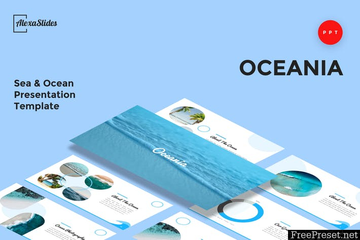 Oceania - Sea & Ocean Powerpoint Template DX2HNV - PPTX