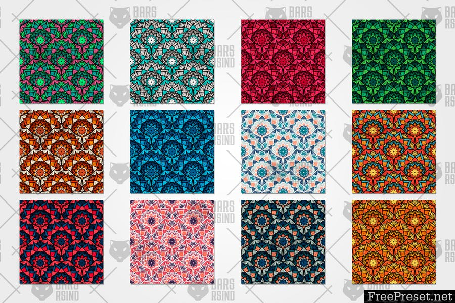 Orient Seamless Pattern MULGVY - EPS, JPG