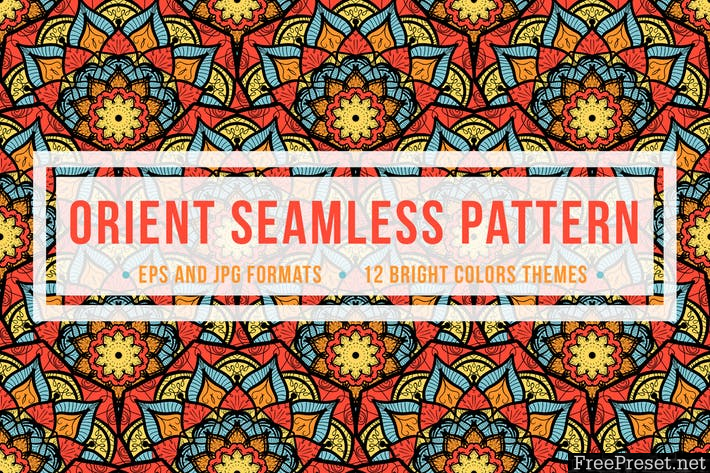 Orient Seamless Pattern MULGVY - EPS, JPG