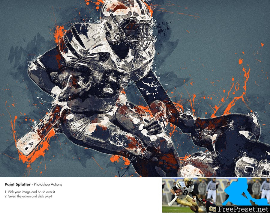 Paint Splatter - Photoshop Actions TLJPEZ