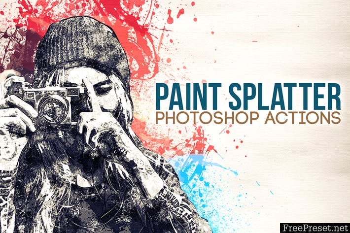 Paint Splatter - Photoshop Actions TLJPEZ