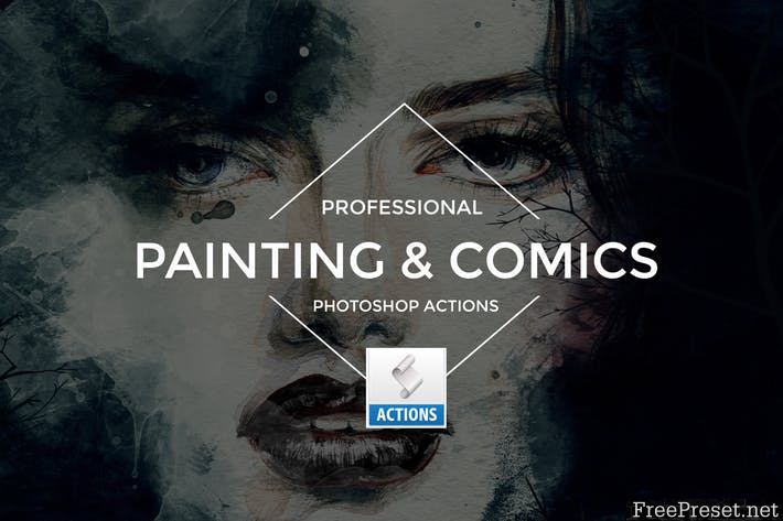 Painting & Comics Photoshop Actions 5MRGHY