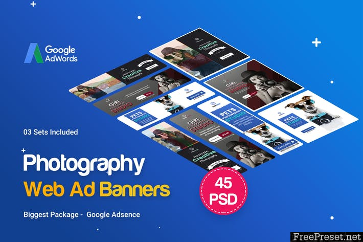 Photography Banners Ad - 45PSD [03 Sets] - D8VM5N