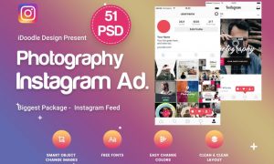 Photography Instagram Banners Ads - 51 PSD - D59NM3