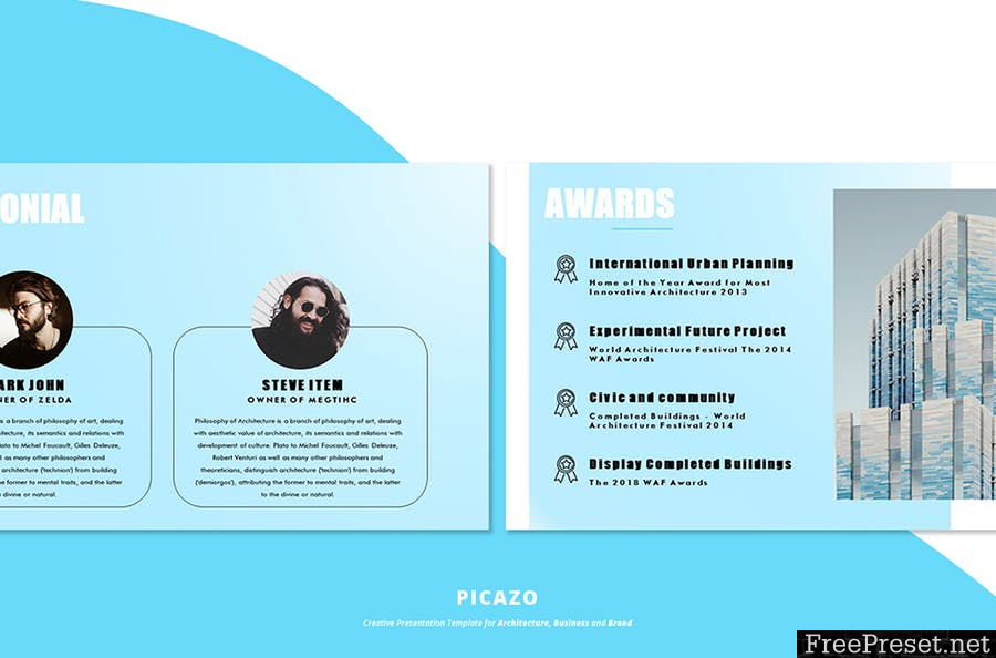 Picazo - Architecture Powerpoint Template - PPTX