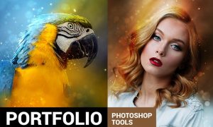 Portfolium - Post Processing Photoshop Action