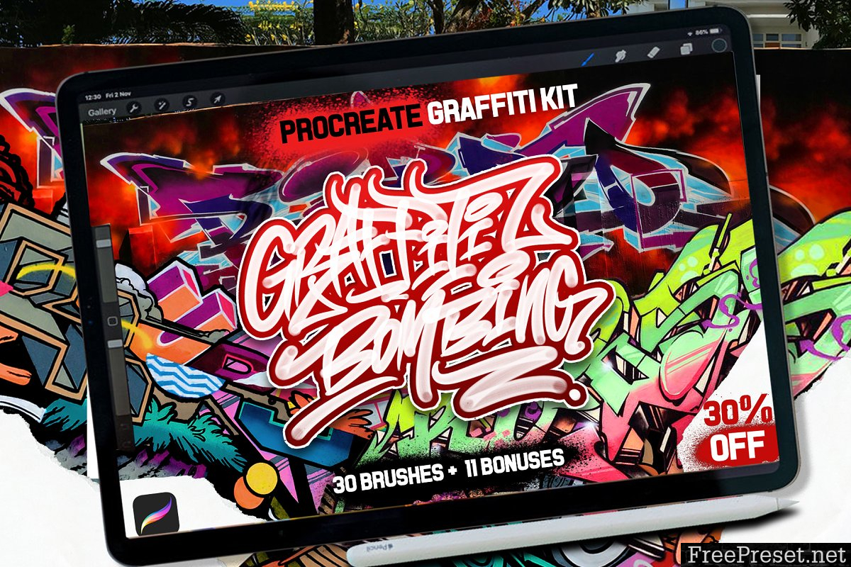 PROCREATE GRAFFITI BOMBING 3321456