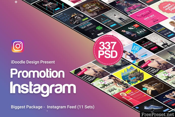 Promotion Instagram Banners Ads - 337 PSD - EJ4PRH