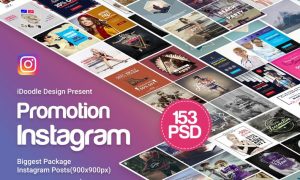 Promotion Instagram Posts - 153 PSD - 58UYYZ