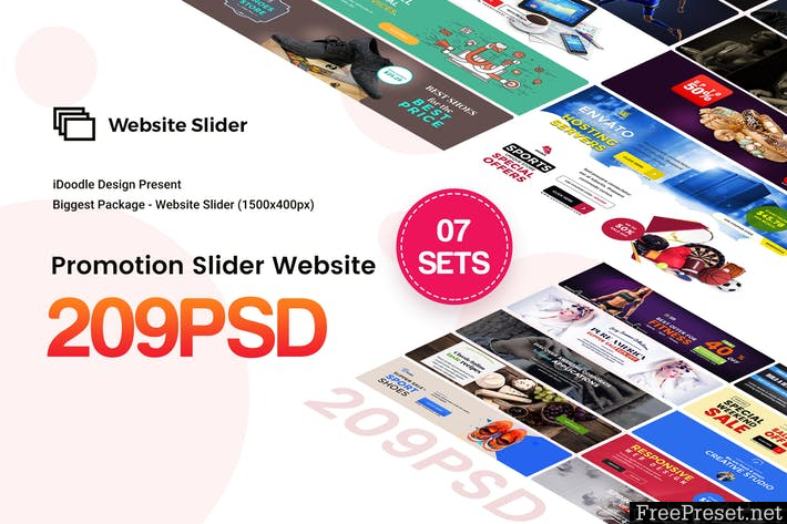 Promotion Sliders - 209 PSD - SFKJHP