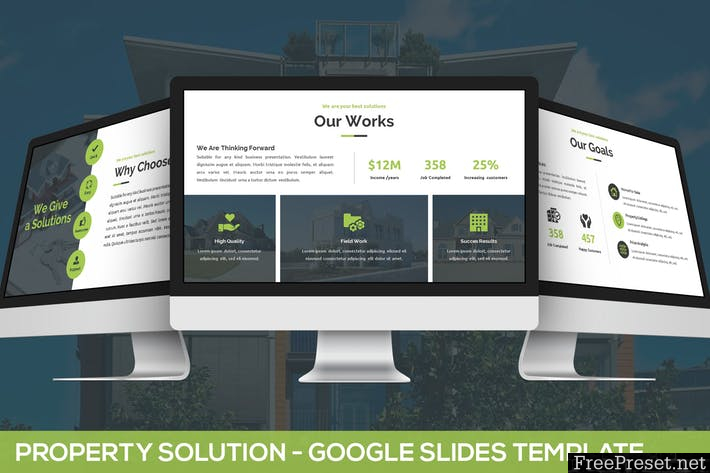 Property Solution - Google Slides Template T8U5H5 - PPTX