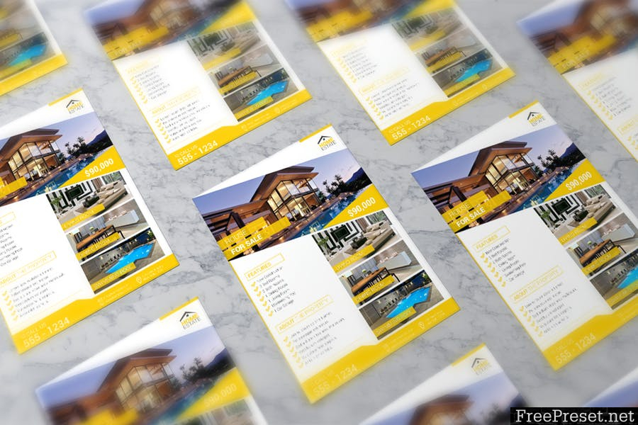 Real Estate Flyer Vol #01 M6QZH3 - PSD