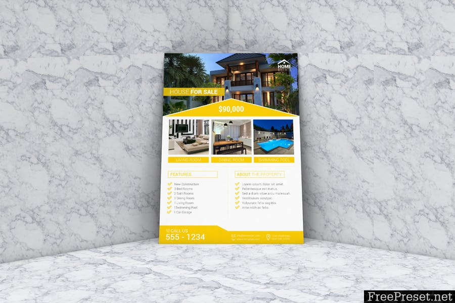 Real Estate Flyer Vol #02 - 2X76ZN - PSD