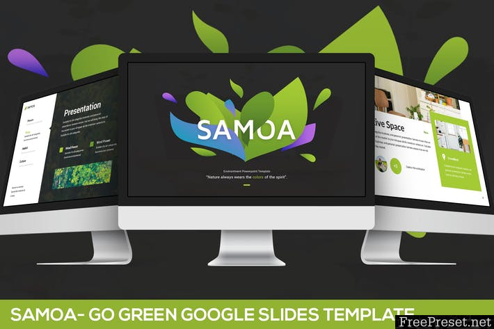 Samoa - Go Green Campaign Google Slides Template - EADVTF - PPTX