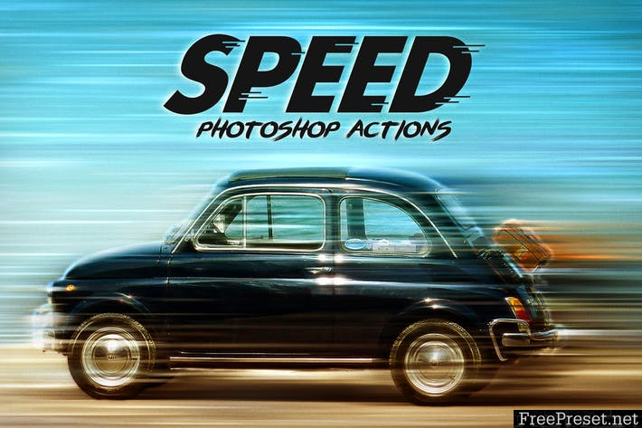 Speed - Photoshop Actions QSLVFX