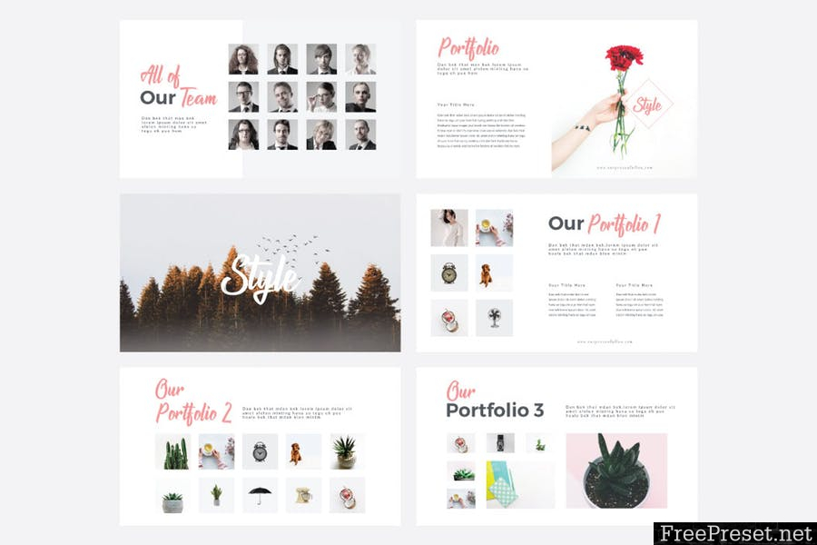 STYLE - Multipurpose PowerPoint Template V50 4DDH8B - PPTX