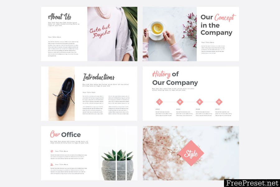 STYLE - Multipurpose PowerPoint Template V50 4DDH8B - PPTX