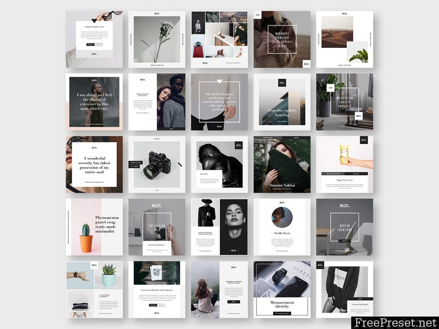 Stylish Social Media Pack 4LNKZ3 - PSD