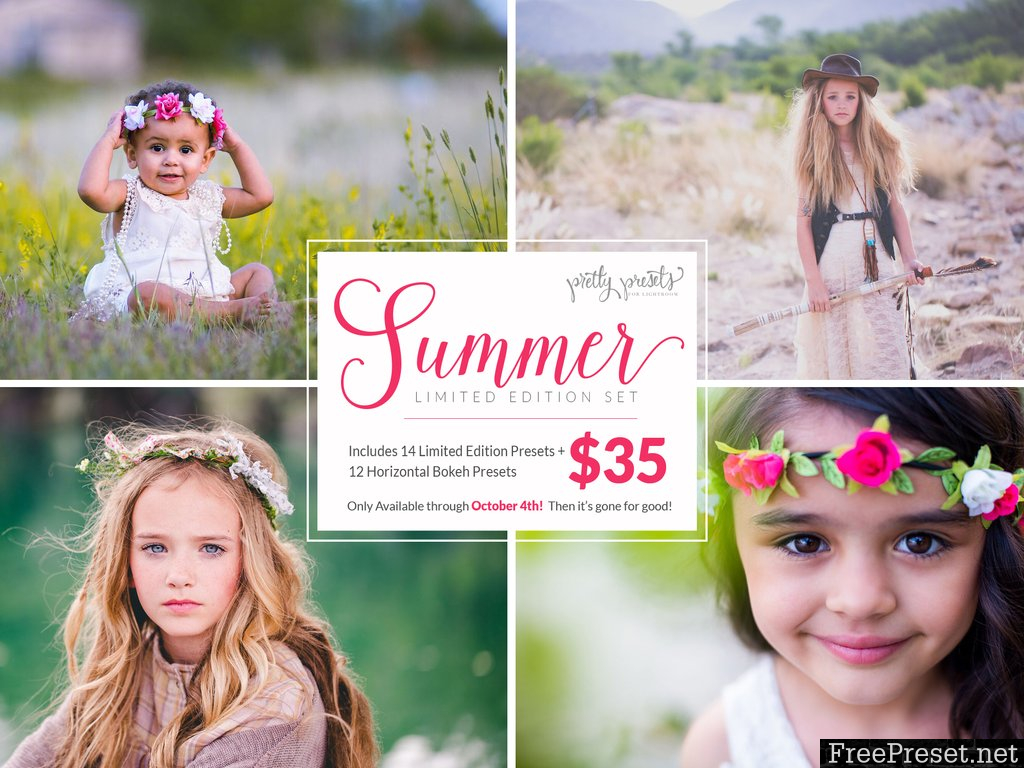 Summer Limited Edition Lightroom Presets Collection
