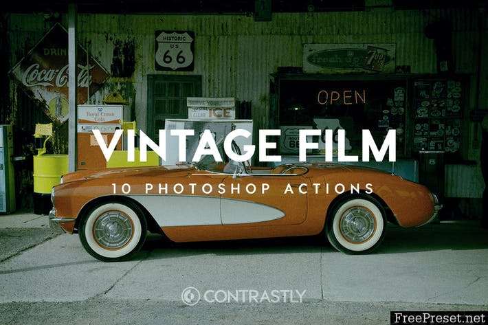 Vintage Film Photoshop Actions 837TWE